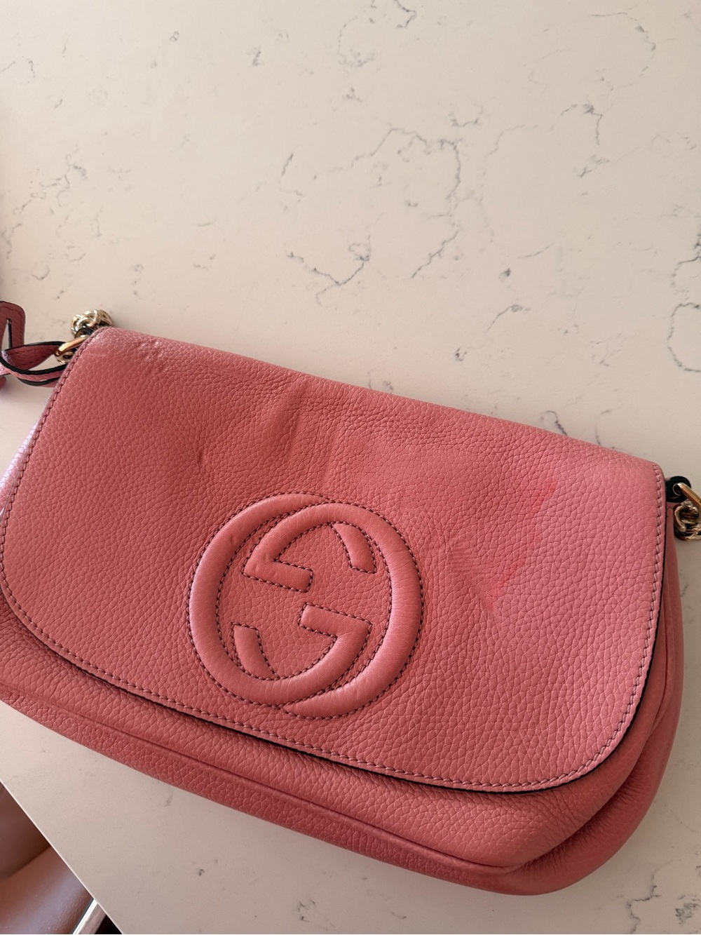 Gucci Pink Soho Crossbody with Tassel - Picture 3 of 15